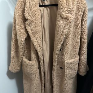 Long camel coat